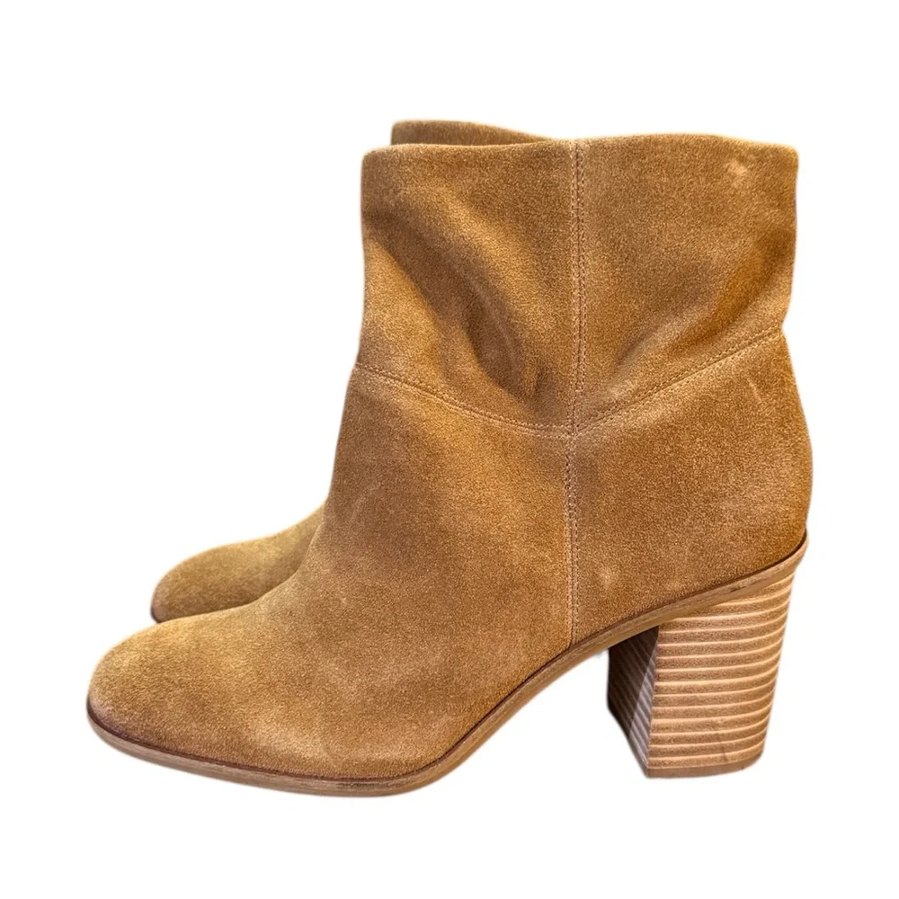 Lucky Brand Jicole Suede Ankle Boots Women’s Size 9 M - Picture 3 of 8